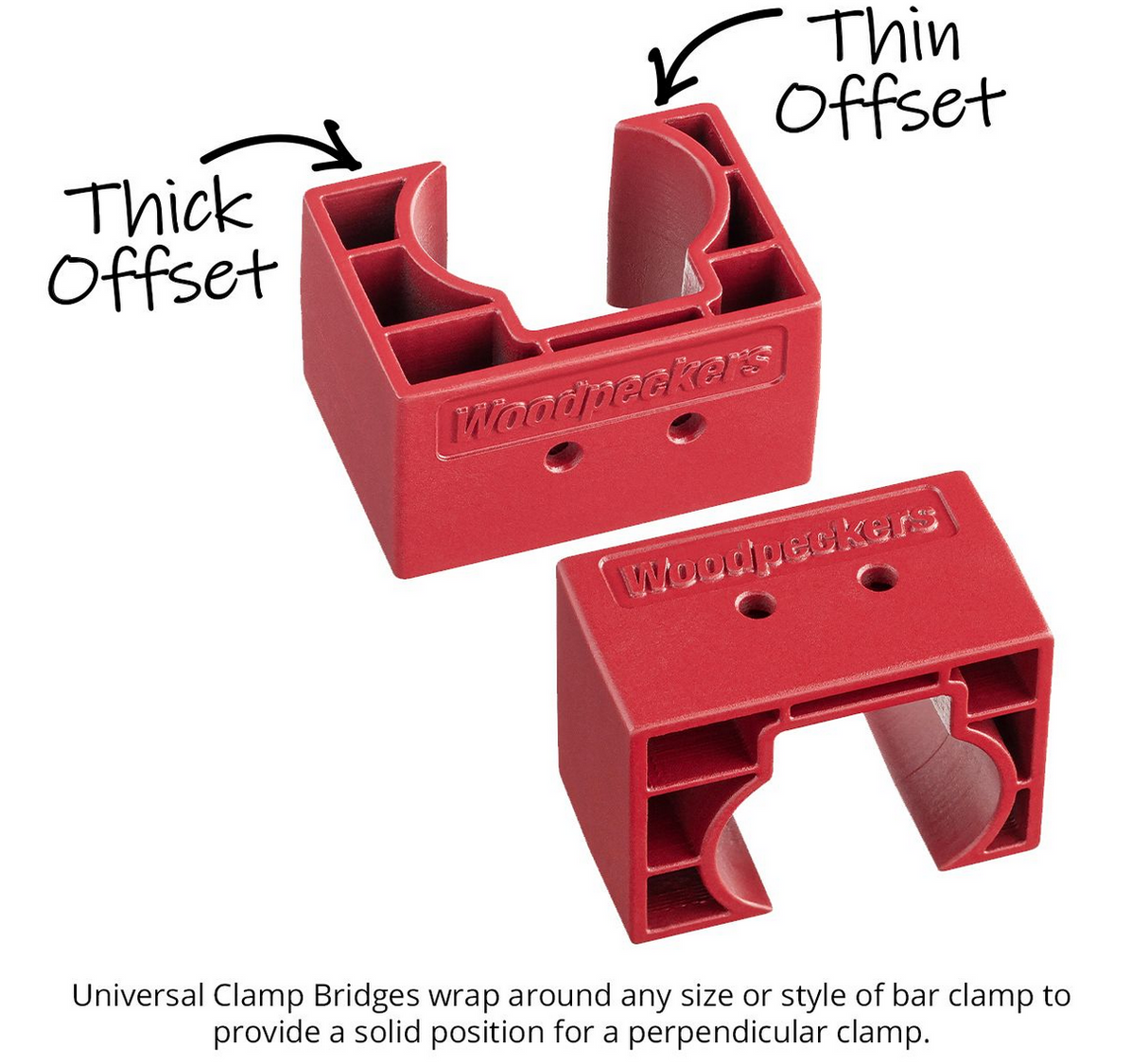RESTPOSTEN: Woodpeckers Universelle Spannbrücken für verschachtelte Zwingungen - UCB-23