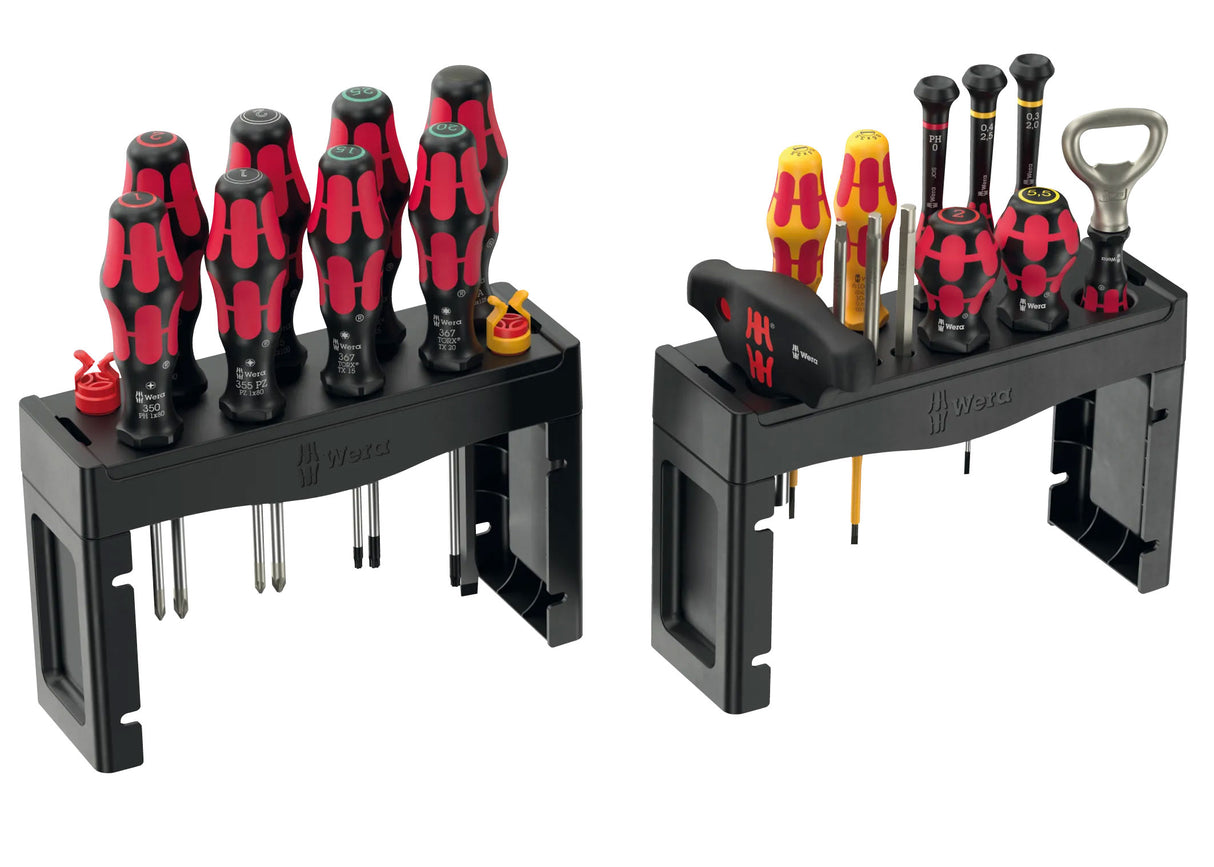 WERA screwdriver tool set with bottle opener