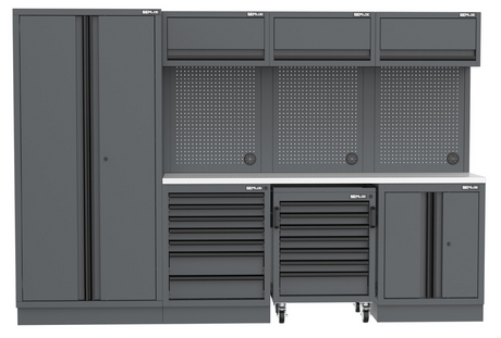 SEMLOC Workspace Werkstatteinrichtung - Variante 1 - 2955x495x2000mm