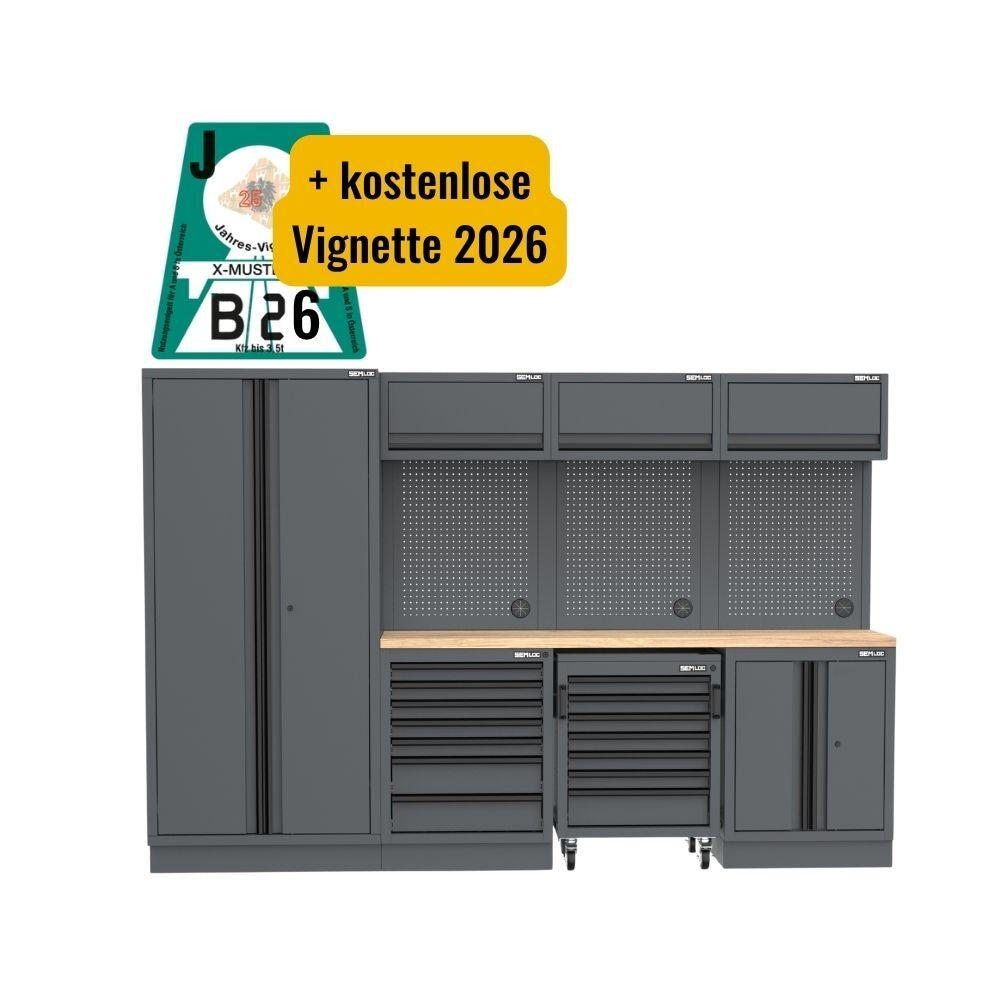 SEMLOC Workspace Workshop Equipment - Variant 1 - 2955x495x2000mm