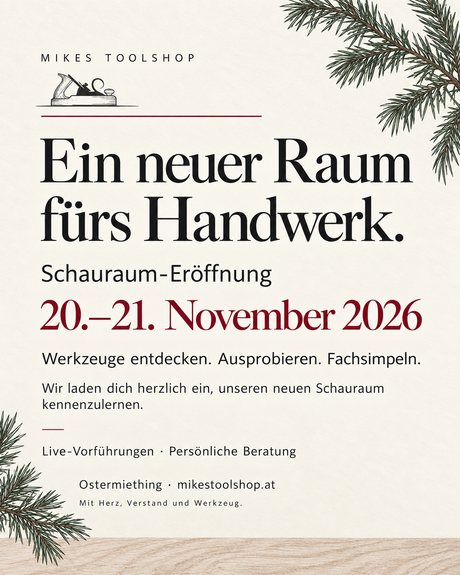 Schauraum-Eröffnung: Ein neuer Raum fürs Handwerk