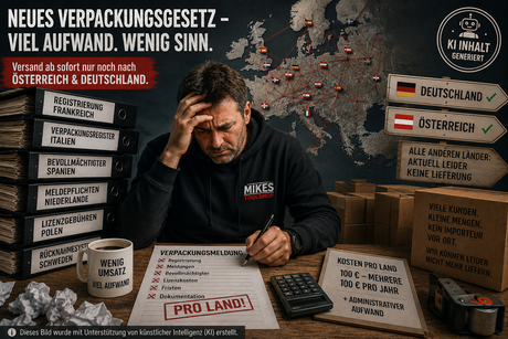 Versand innerhalb Europas – eine wichtige Information (Shipping within Europe)