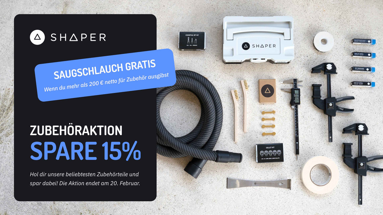 15% auf ausgewähltes Shaper Zubehör