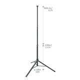 SCANGRIP Flutlichtstrahler mit zwei Leuchtenköpfen und Stativ, 2500 Lumen - Tower Compact Connect