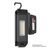 SCANGRIP Flutlichtstrahler mit zwei Leuchtenköpfen und Stativ, 2500 Lumen - Tower Compact Connect
