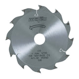 Mafell Sägeblatt-HM, 120 x 1,2/1,8 x 20 mm, Z 12, WZ, für Längsschnitte in Holz - 092560