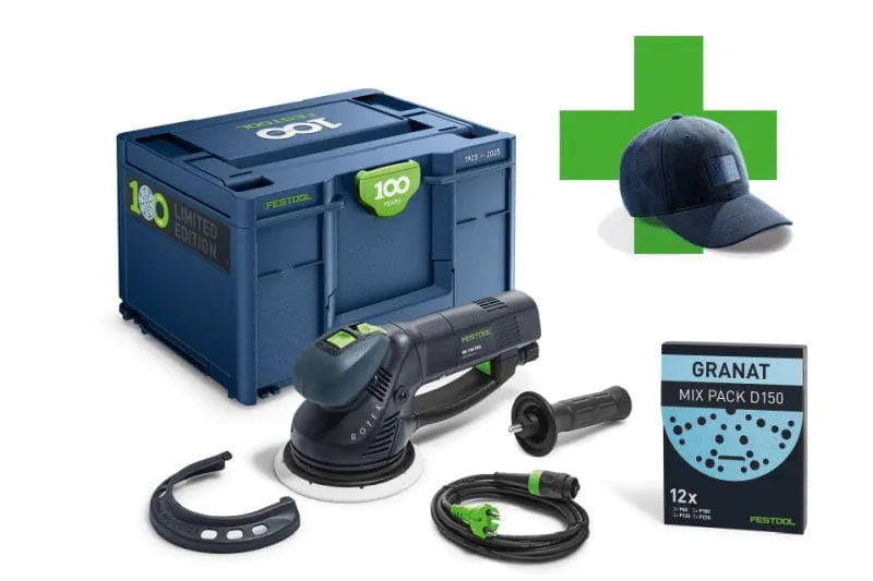 100 Jahre Festool Getriebe-Exzenterschleifer RO 150 FEQ-Plus ROTEX - 578233