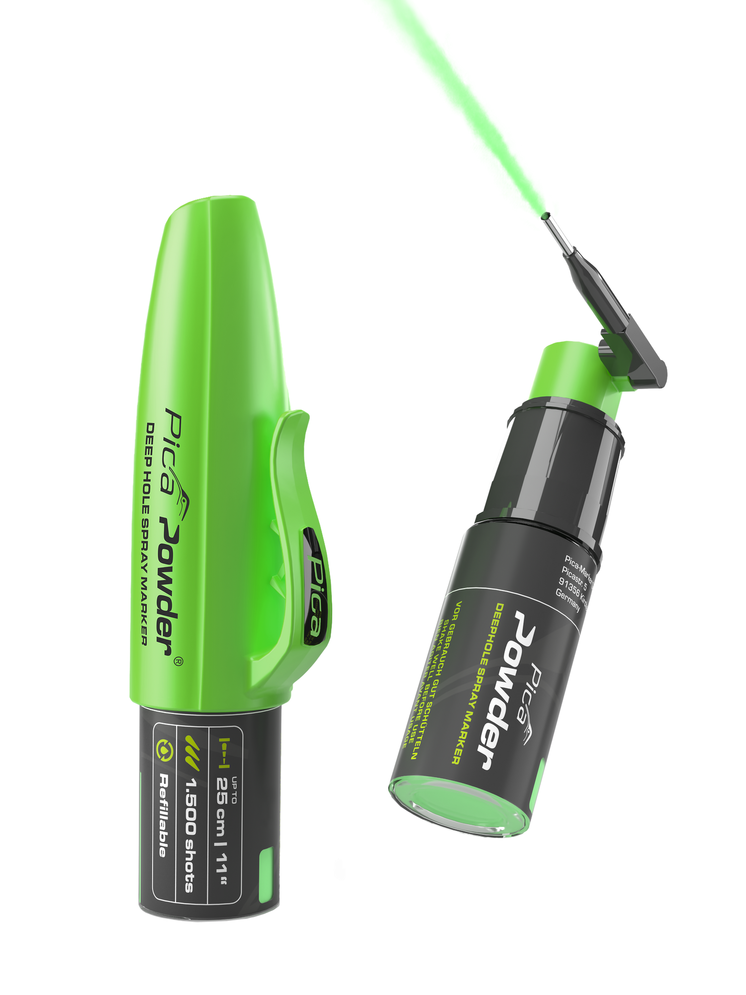 PICA® Powder Spraymarker für Bohrlöcher, nachfüllbar - 2020
