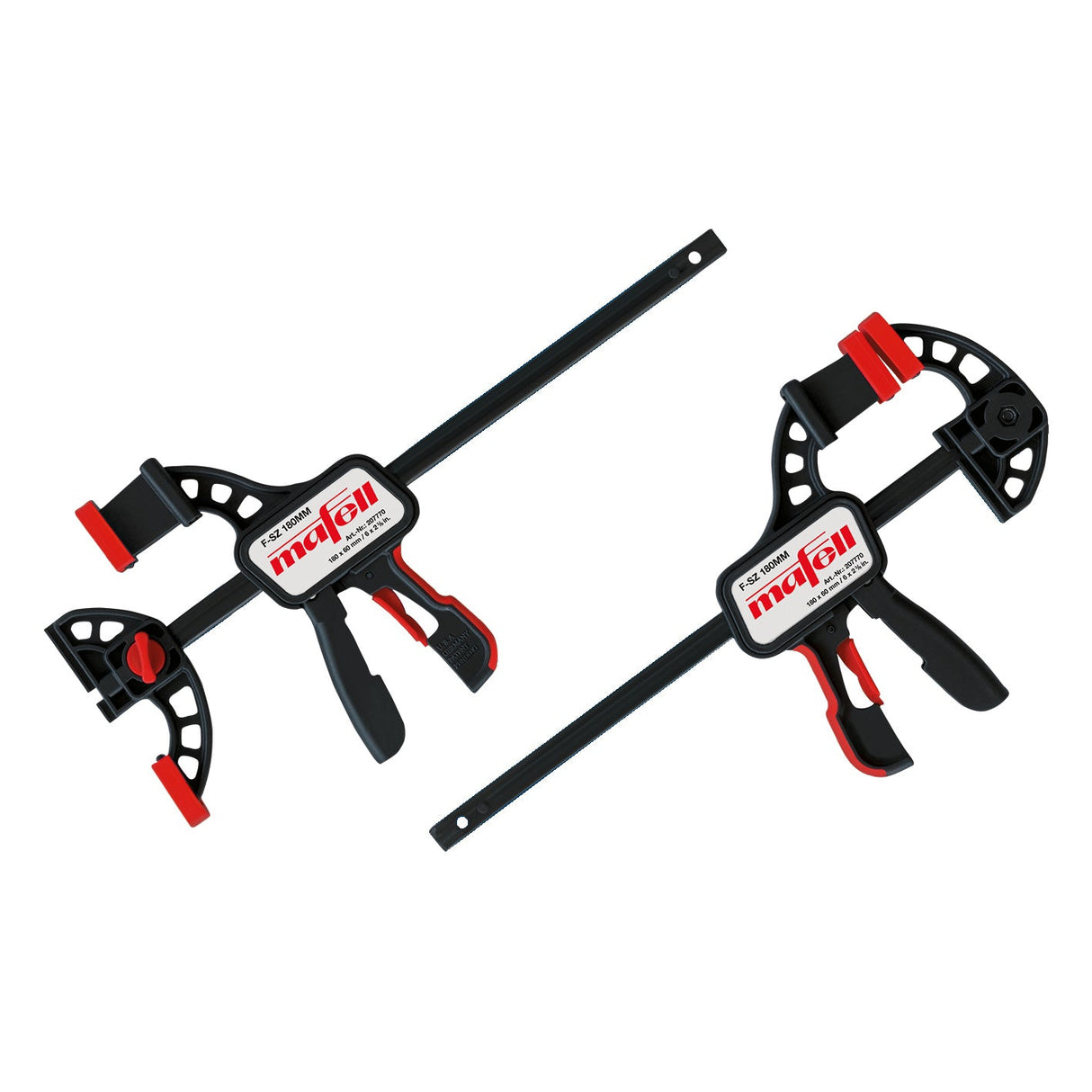 Mafell clamp F-SZ 180MM, 2 pieces, for fixing rails to the workpiece - 207770