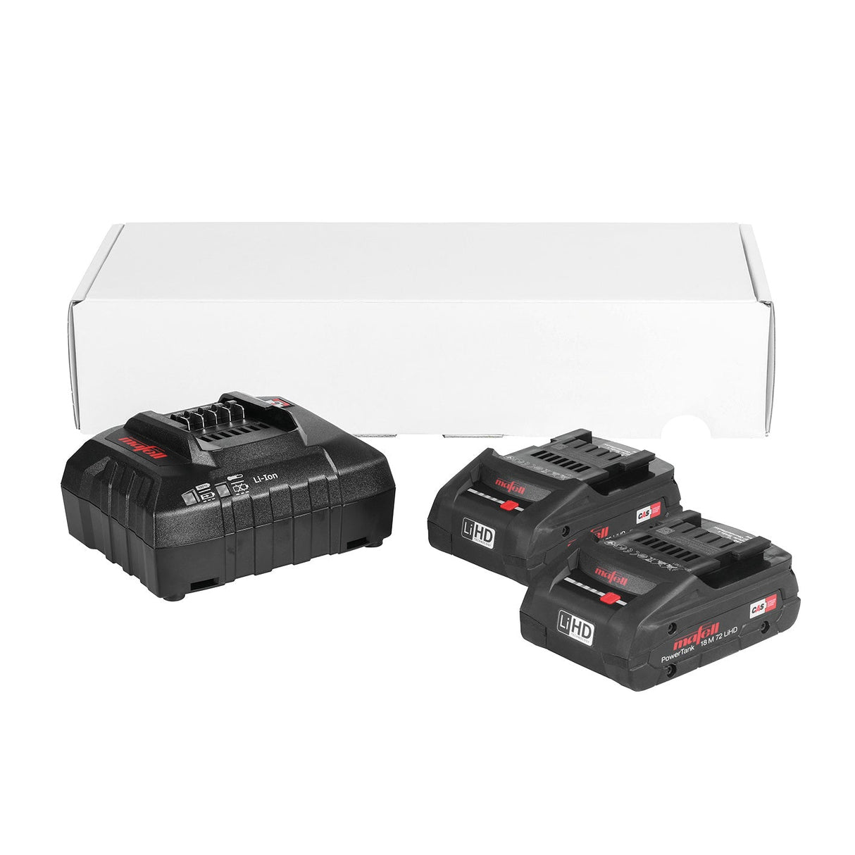Mafell Power Set 1: 2x 18 M 72 LiHD + APS M - 209596