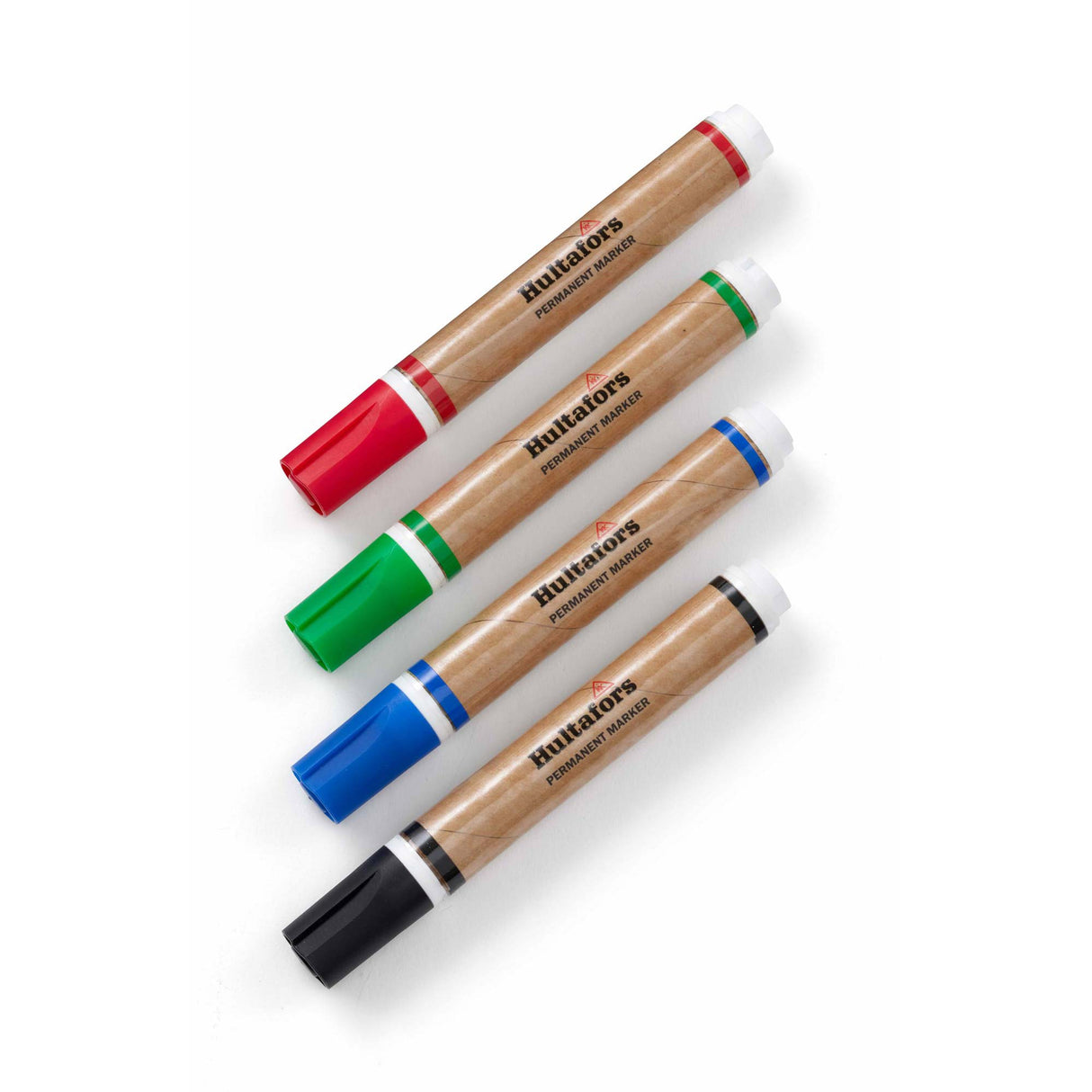 Hultafors Permanent Marker Pen Set - Red / Blue / Green / Black - 650330