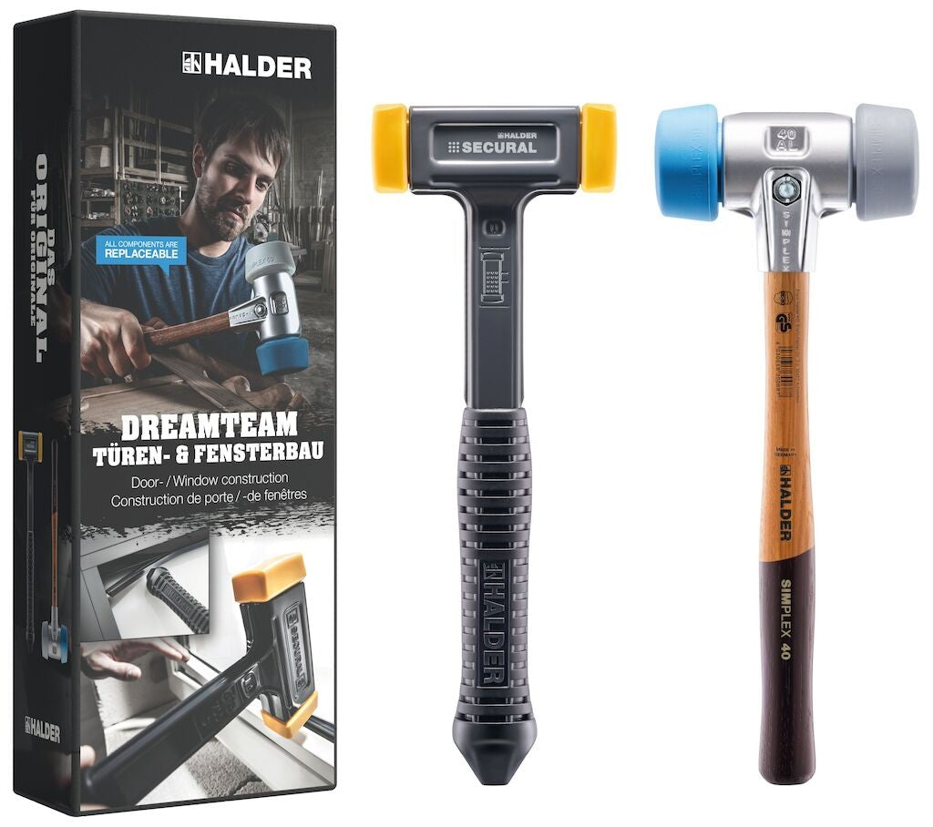 HALDER Dreamteam Türen-& Fensterbau - 2 Hämmer im Set - 3113.S003