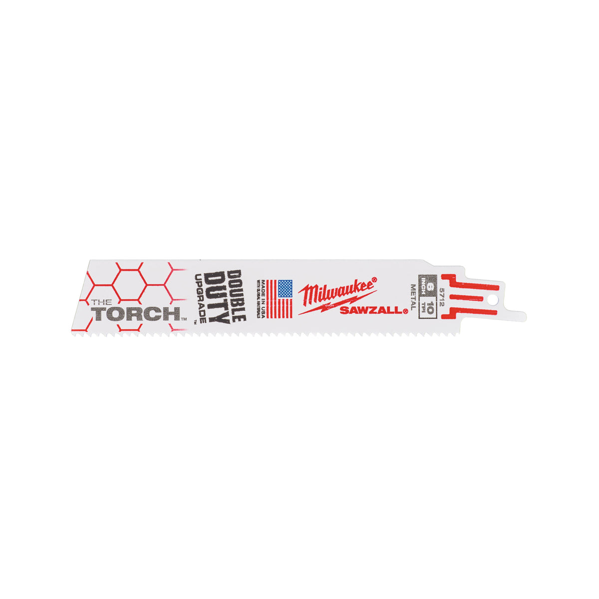 Milwaukee Säbelsägeblatt Metall THE TORCH 150mm – Zahnteilung 2.5 mm (10 TPI) – Produktbild 2