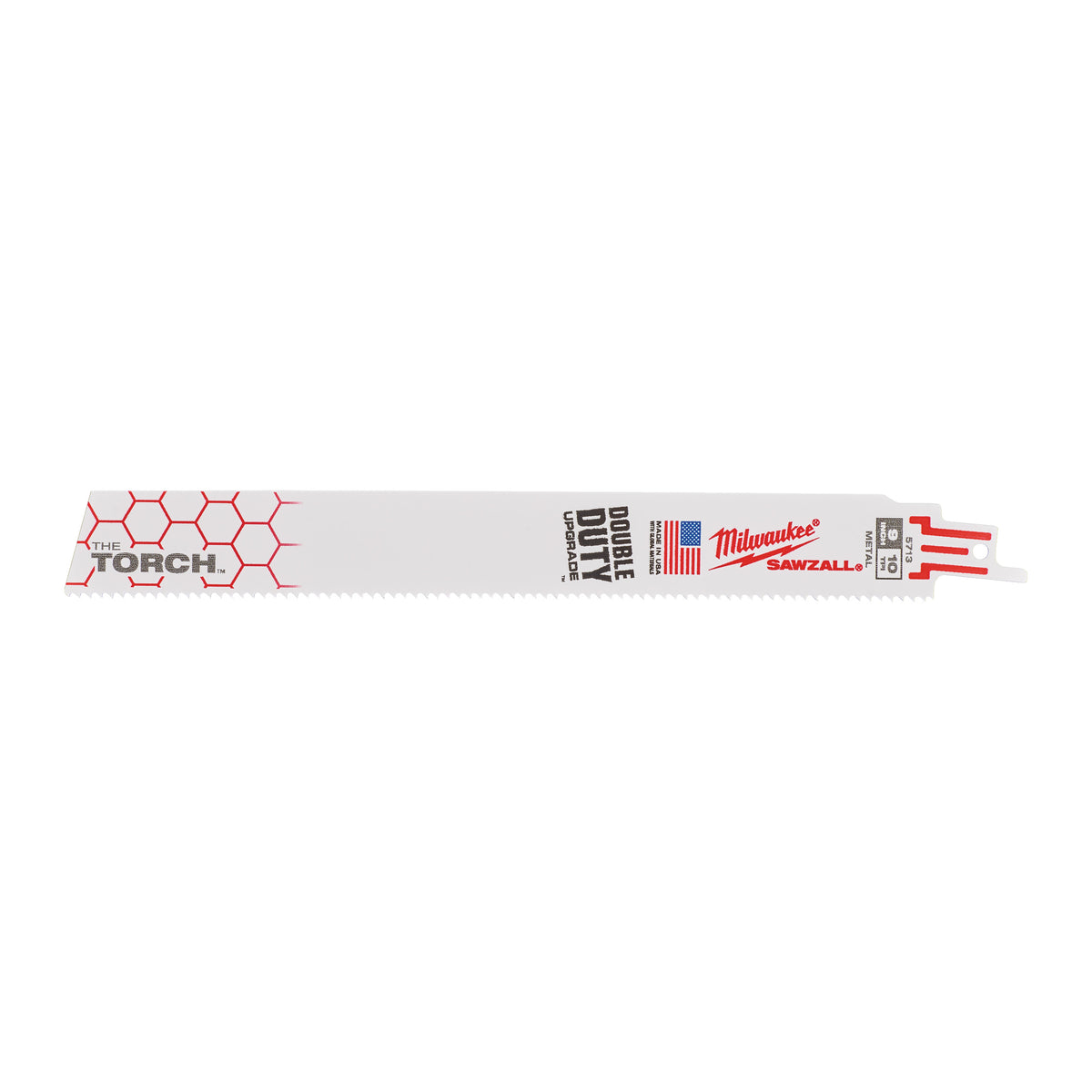 Milwaukee Säbelsägeblatt Metall THE TORCH 230mm – Zahnteilung 2.5 mm (10 TPI) – Produktbild 2