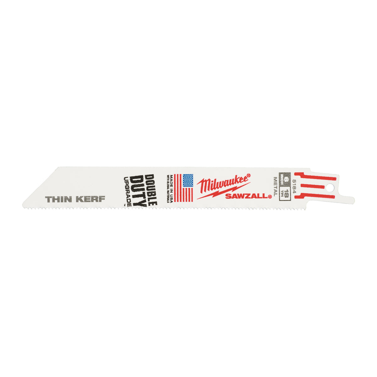 Milwaukee Säbelsägeblatt Metall THIN KERF 150mm – Zahnteilung 1.4 mm (18 TPI) – Produktbild 2