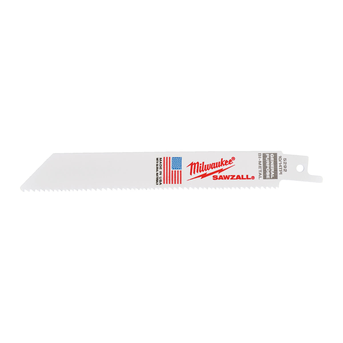 Milwaukee Säbelsägeblatt General Purpose, flexibel 150mm – Zahnteilung 2.5/1.8 mm (10/14 TPI) – Produktbild 2