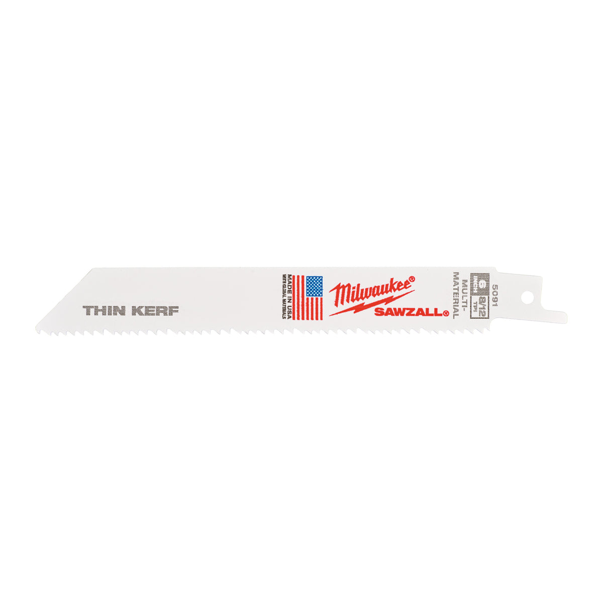 Milwaukee Säbelsägeblatt General Purpose, flexibel 150mm – Zahnteilung 3.2/2.1 mm (8/12 TPI) – Produktbild 1