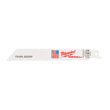 Milwaukee Säbelsägeblatt General Purpose, flexibel 150mm – Zahnteilung 3.2/2.1 mm (8/12 TPI) – Produktbild 1