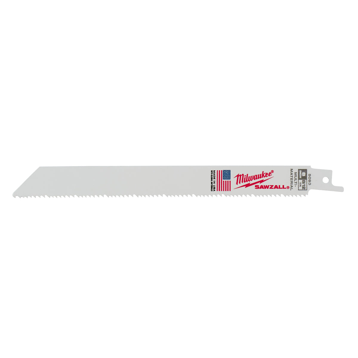 Milwaukee Säbelsägeblatt General Purpose, flexibel 200mm – Zahnteilung 3.2/2.1 mm (8/12 TPI) – Produktbild 1
