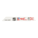 Milwaukee Säbelsägeblatt Metall THIN KERF 150mm – Zahnteilung 1.4 mm (18 TPI) – Produktbild 1