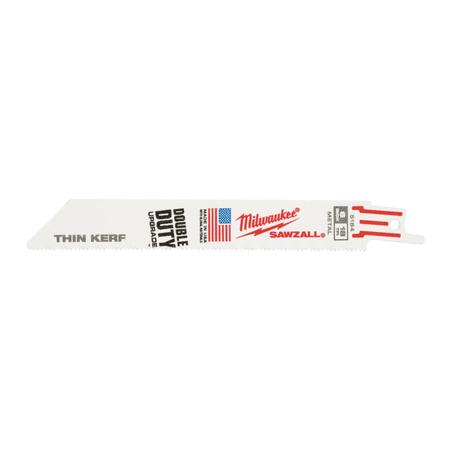 Milwaukee Säbelsägeblatt Metall THIN KERF 150mm – Zahnteilung 1.4 mm (18 TPI) – Produktbild 1