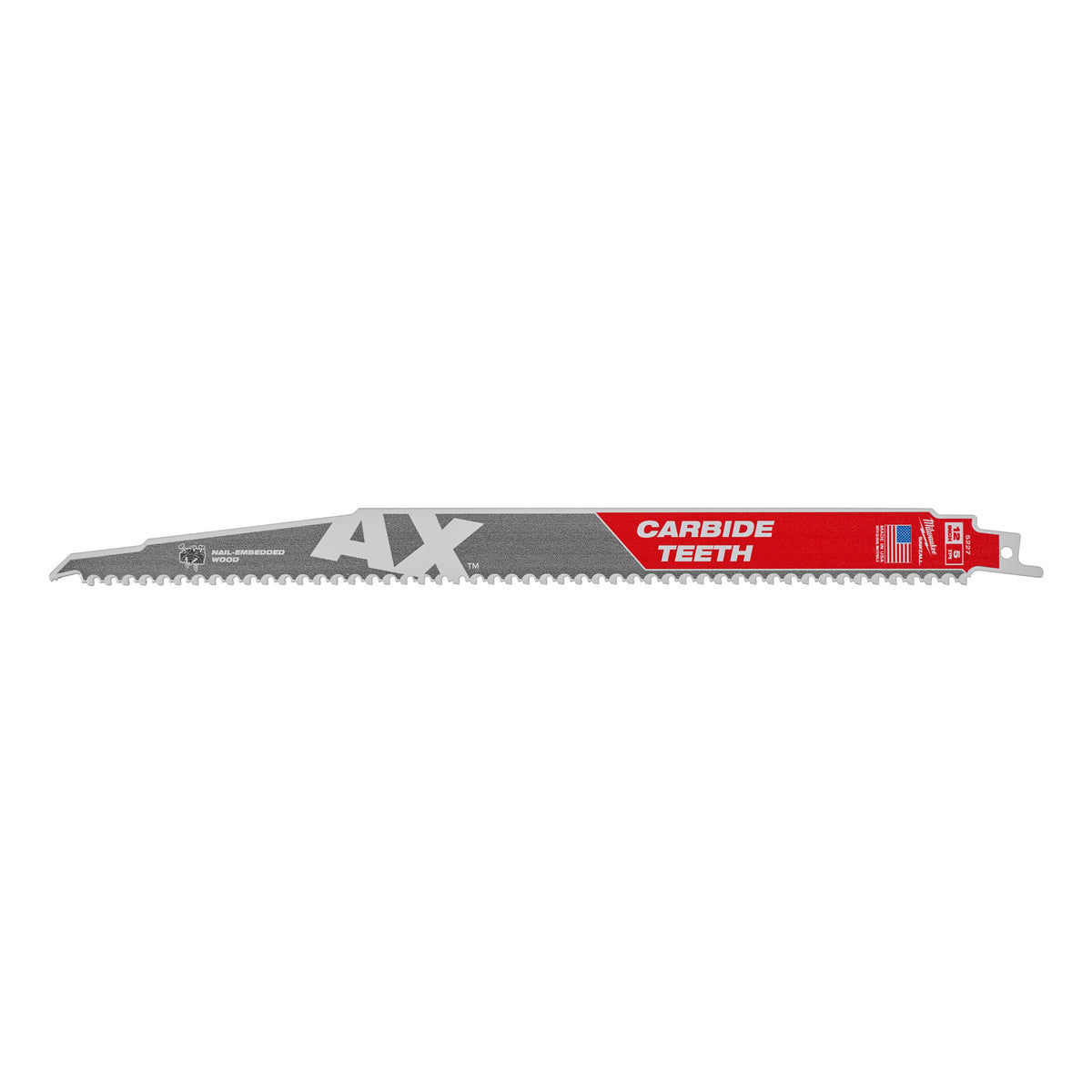 Milwaukee Säbelsägeblatt Demontage THE AX HM-bestückt 300mm – Zahnteilung 5 mm (5 TPI) – Produktbild 1