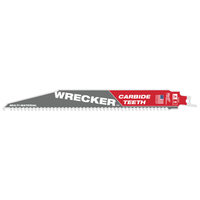 Milwaukee Säbelsägeblatt THE WRECKER HM-bestückt 230mm – Zahnteilung 4.2 mm (6 TPI) – Produktbild 1