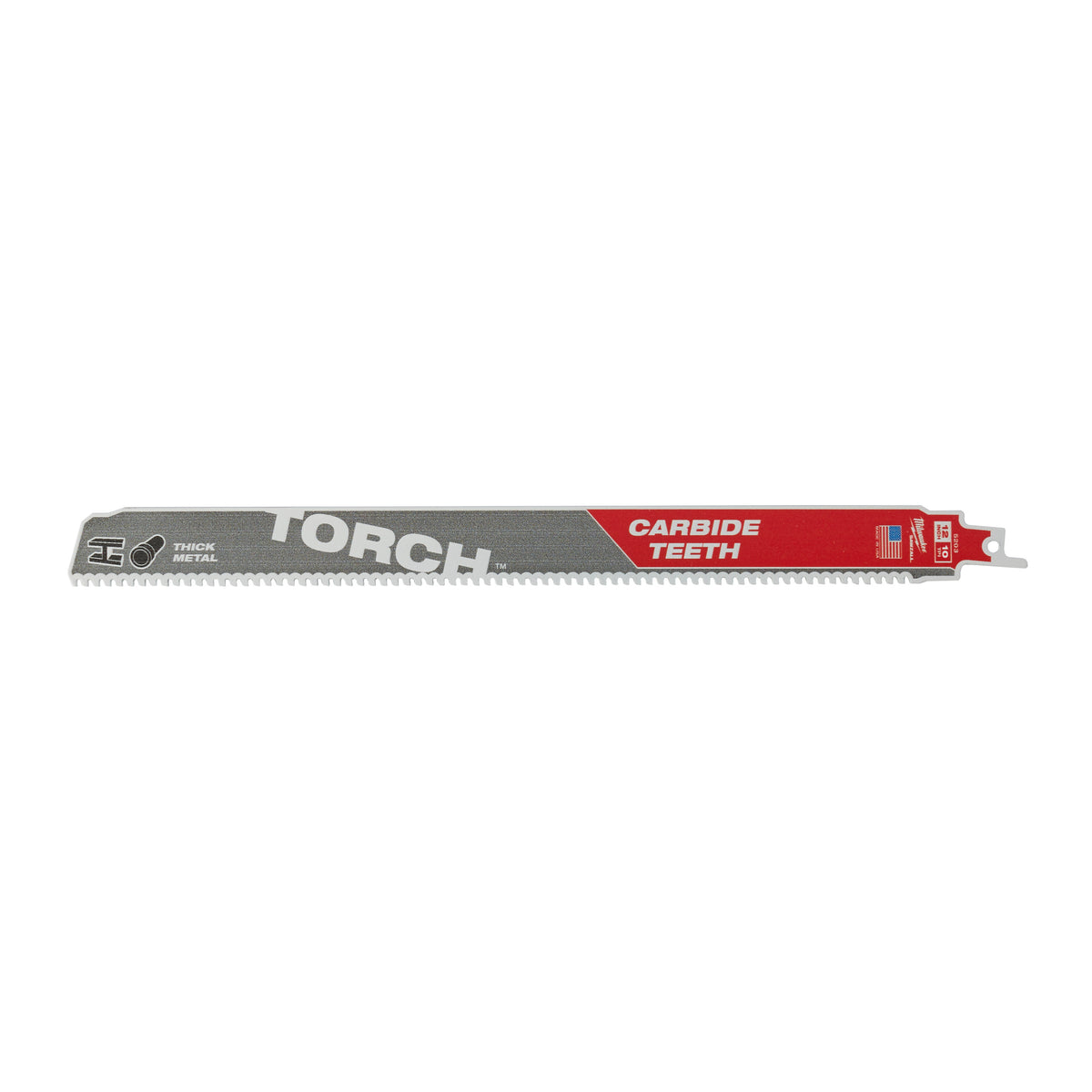 Milwaukee Säbelsägeblatt Metall THE TORCH HM-bestückt 300mm – Zahnteilung 2.5 mm (10 TPI) – Produktbild 1