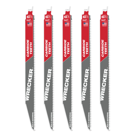Milwaukee Säbelsägeblatt THE WRECKER HM-bestückt 300mm – Zahnteilung 4.2 mm (6 TPI) – Produktbild 2