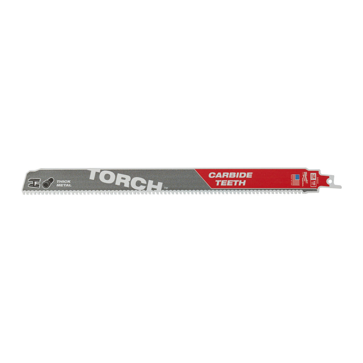 Milwaukee Säbelsägeblatt Metall THE TORCH HM-bestückt 300mm – Zahnteilung 2.5 mm (10 TPI) – Produktbild 2