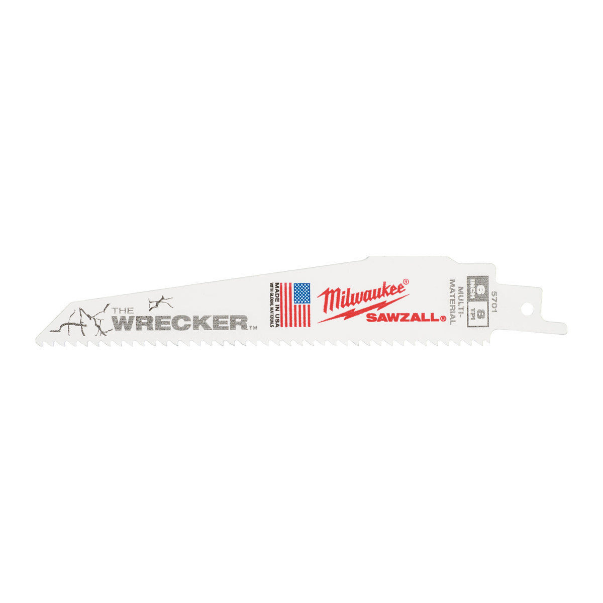 Milwaukee Säbelsägeblatt THE WRECKER 150mm – Zahnteilung 3.6/2.3 mm (7/11 TPI) – Produktbild 1