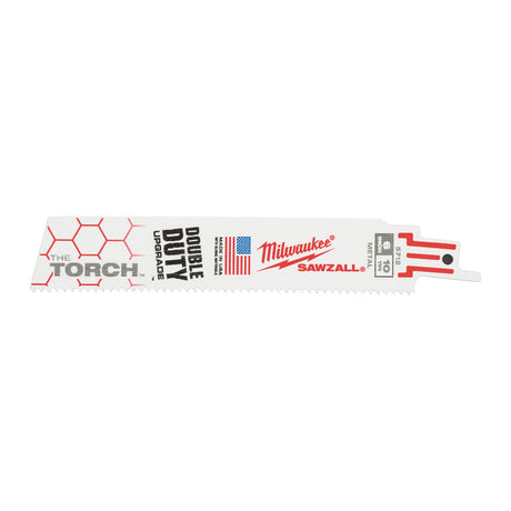 Milwaukee Säbelsägeblatt Metall THE TORCH 150mm – Zahnteilung 2.5 mm (10 TPI) – Produktbild 1