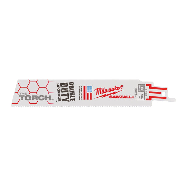 Milwaukee Säbelsägeblatt Metall THE TORCH 150mm – Zahnteilung 1.8 mm (14 TPI) – Produktbild 1
