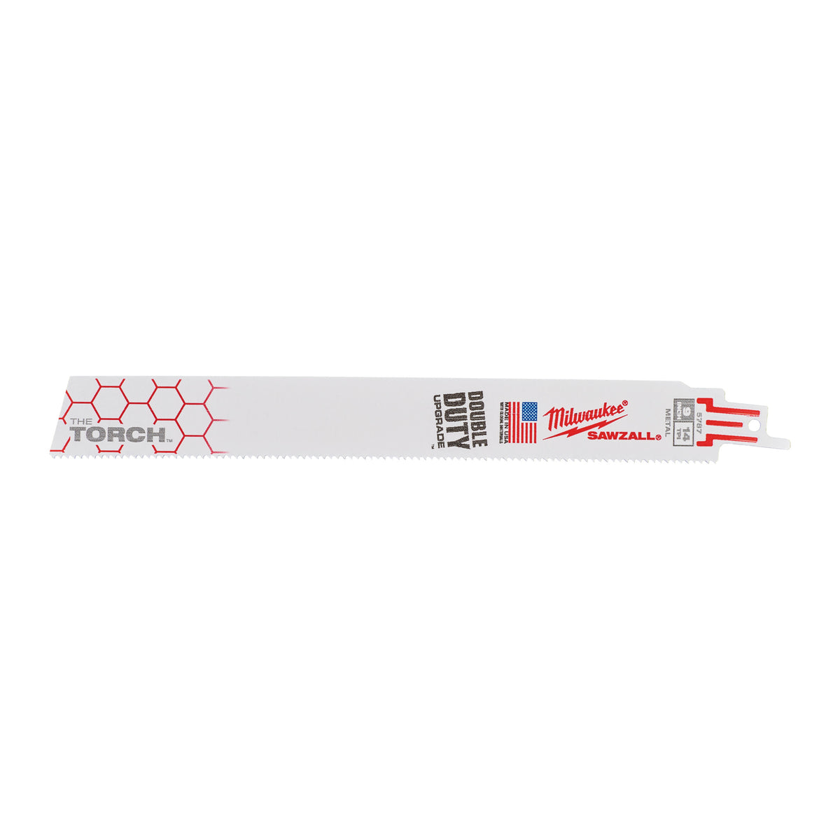 Milwaukee Säbelsägeblatt Metall THE TORCH 230mm – Zahnteilung 1.8 mm (14 TPI) – Produktbild 1