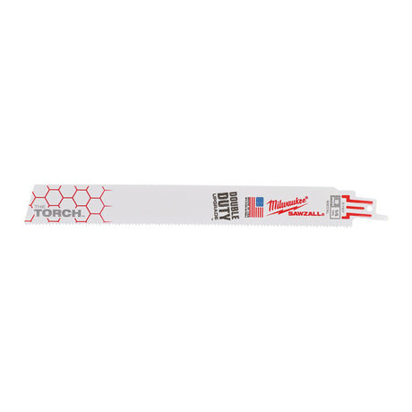 Milwaukee Säbelsägeblatt Metall THE TORCH 230mm – Zahnteilung 1.8 mm (14 TPI) – Produktbild 1