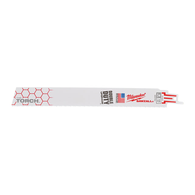 Milwaukee Säbelsägeblatt Metall THE TORCH 230mm – Zahnteilung 1.8 mm (14 TPI) – Produktbild 1