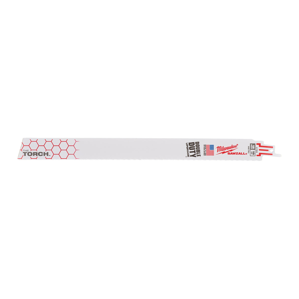 Milwaukee Säbelsägeblatt Metall THE TORCH 300mm – Zahnteilung 1.4 mm (18 TPI) – Produktbild 1