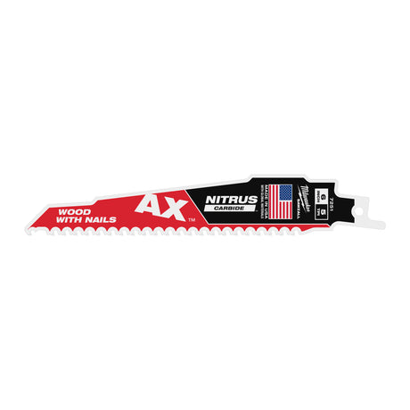 Milwaukee Säbelsägeblatt Demontage THE AX NITRUS HM-bestückt 150 x 5 mm (5 TPI) – Produktbild 1