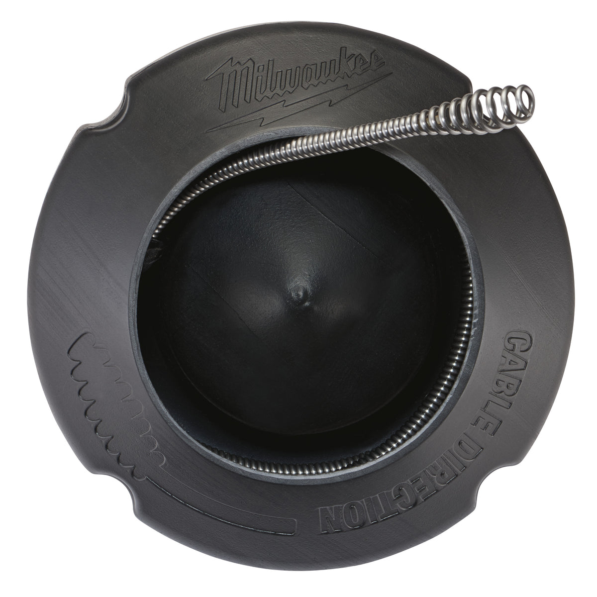 Milwaukee Spirale für Akku-Rohrreiniger M12BDC 6 mm x 7.6 m mit Keulenkopf und Spiraltrommel – Produktbild 1