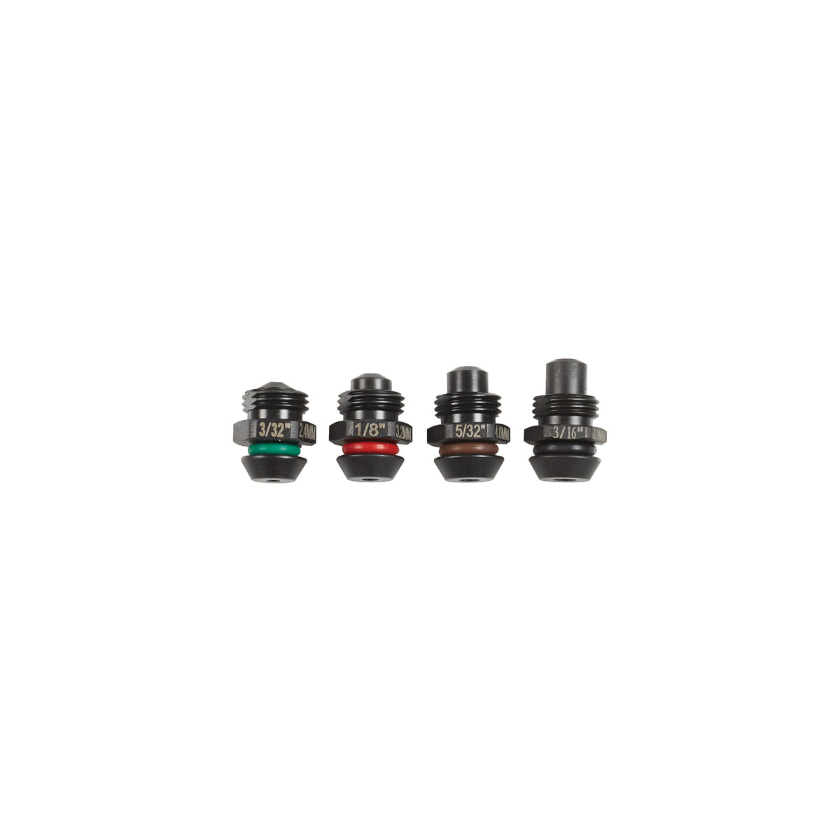 Milwaukee Mundstücke 2.4 mm, 3.2, mm, 4.0 mm 4.8 mm für M12 BPRT – Produktbild 1