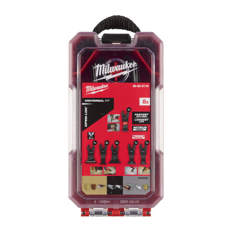 Milwaukee Multitool OPEN-LOK Zubehör-Set 8-teiliges Set in PACKOUT kompatibler Kassette – Produktbild 1