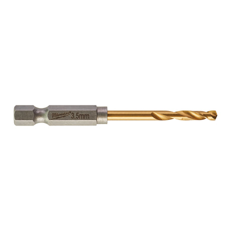 Milwaukee SHOCKWAVE Metallbohrer HSS-G RED HEX Titan 1/4" – Produktbild 4