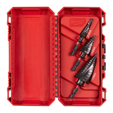Milwaukee SHOCKWAVE Stufenbohrer Set – 3-teilig – Produktbild 1
