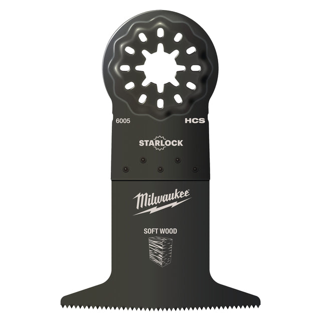 Milwaukee Multitool Starlock Tauchsägeblatt für Schnitte in Holz 65 x 42 mm – Produktbild 1