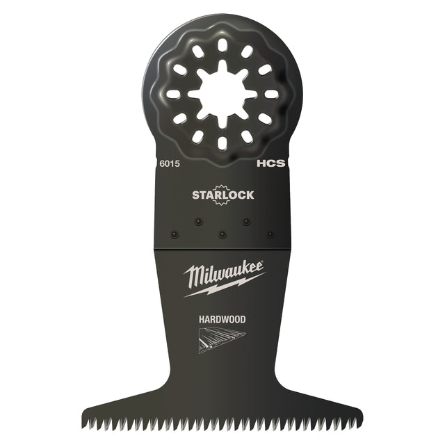 Milwaukee Multitool Starlock Tauchsägeblatt für Schnitte in Holz 65 x 42 mm mit Japanverzahnung – Produktbild 1