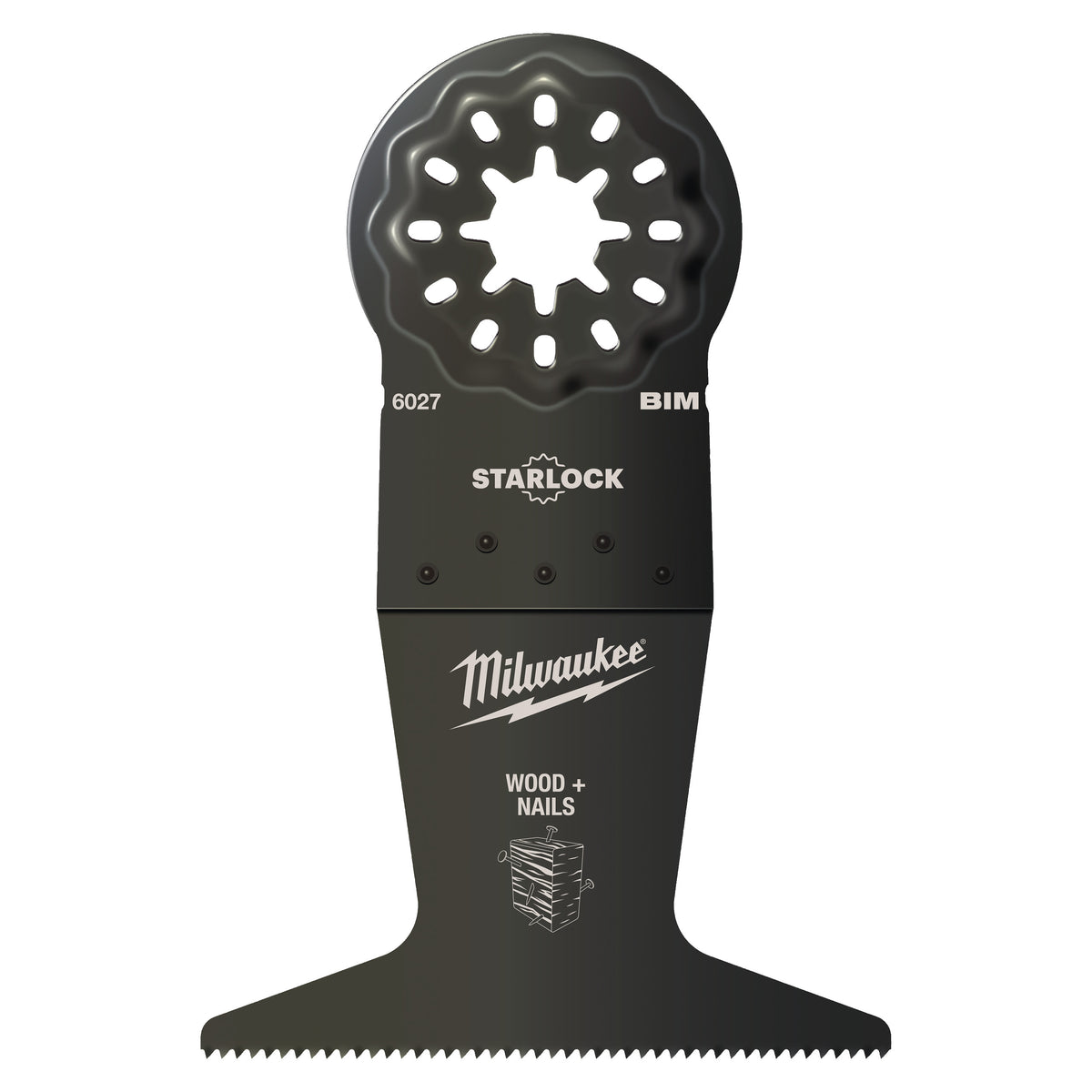 Milwaukee Multitool Starlock Bi-Metall Tauchsägeblatt für Schnitte in Holz mit Nägeln 65 x 42 mm – Produktbild 1