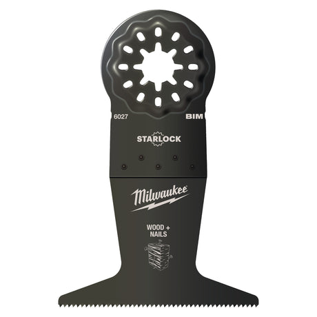 Milwaukee Multitool Starlock Bi-Metall Tauchsägeblatt für Schnitte in Holz mit Nägeln 65 x 42 mm – Produktbild 1