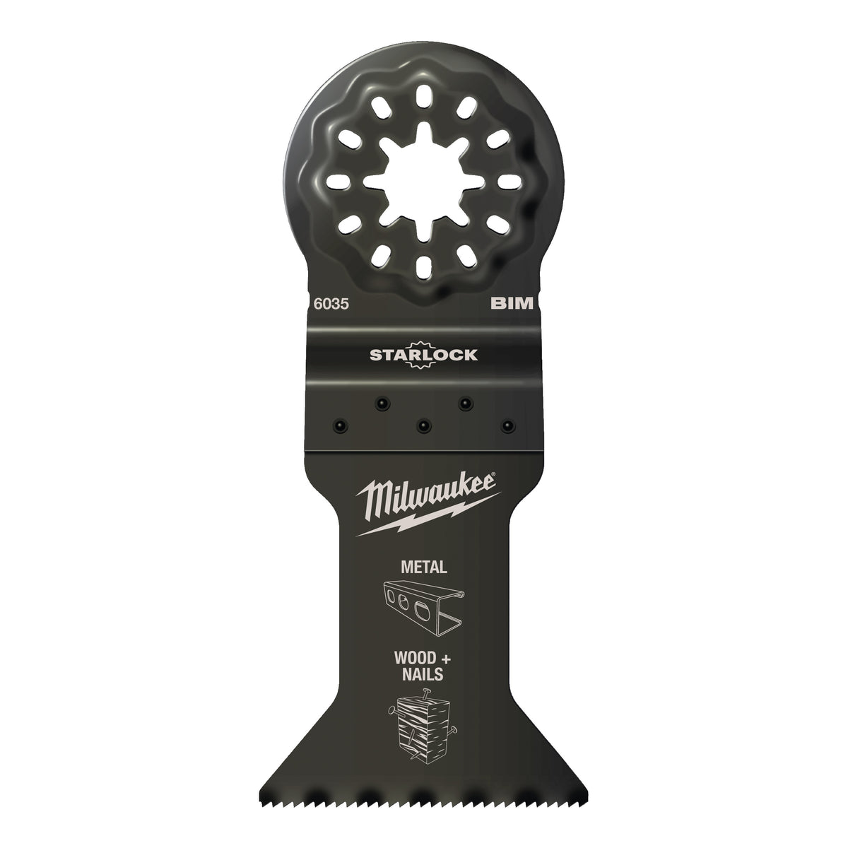 Milwaukee Multitool Starlock Bi-Metall Tauchsägeblatt Multimaterial 43 x 47 mm – Produktbild 1