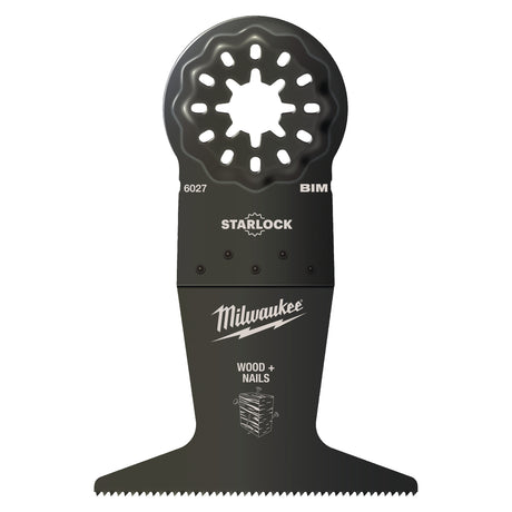 Milwaukee Multitool Starlock Tauchsägeblatt für Schnitte in Holz 65 x 42 mm – Produktbild 2