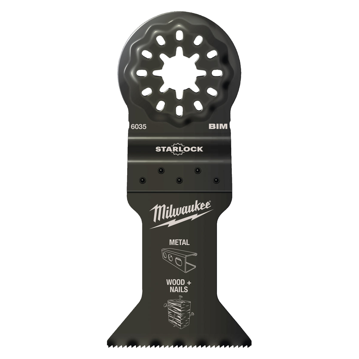 Milwaukee Multitool Starlock Bi-Metall Tauchsägeblatt für Schnitte in Holz mit Nägeln 65 x 42 mm – Produktbild 2